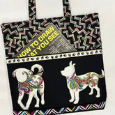 Reading Pillow - Travel Pocket Pillow - Fancy Dogs - Lake Wind Studio